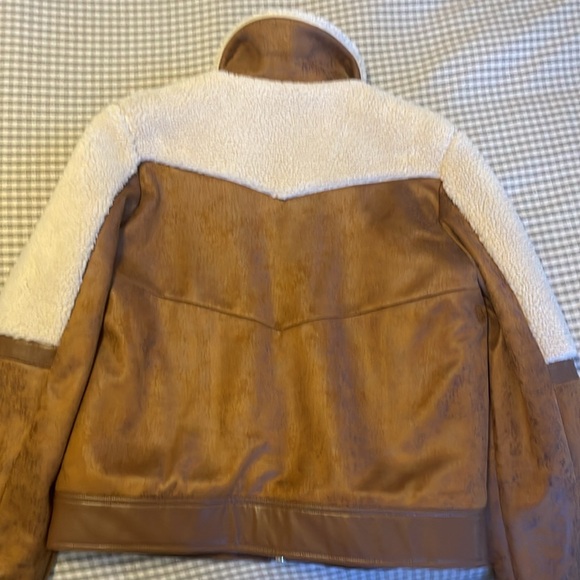 Mother Faux Fur & Vegan Leather The Trapper Keeper Jacket in Fair Weather - Picture 16 of 16